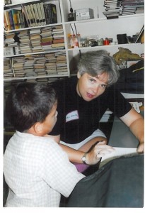 Janice serving at OCC in 2002.